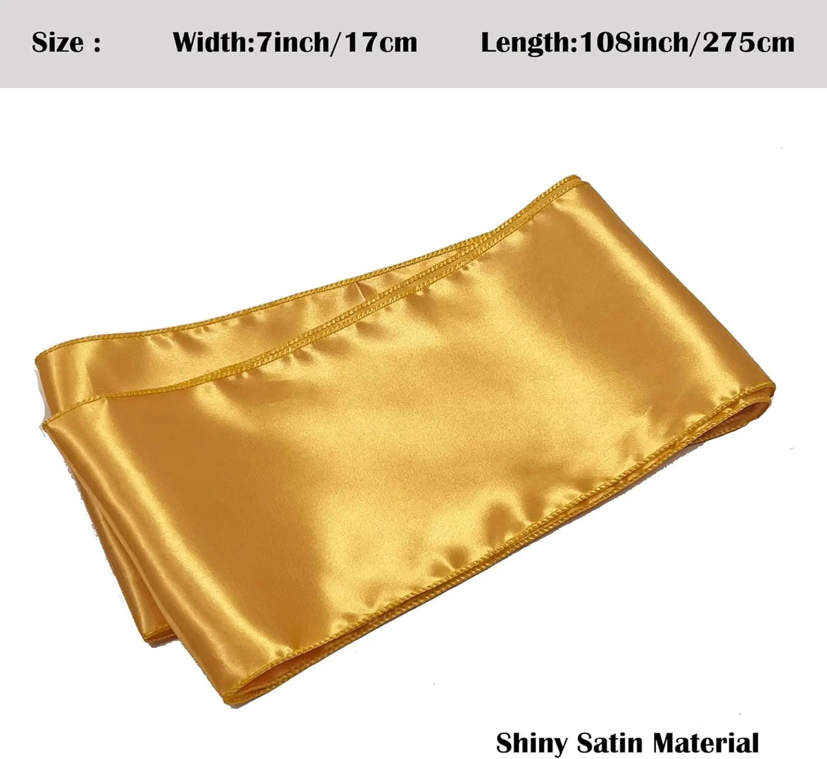 Satin Chair Sashes Bows 5PCS – Wedding & Party Ribbon Ties