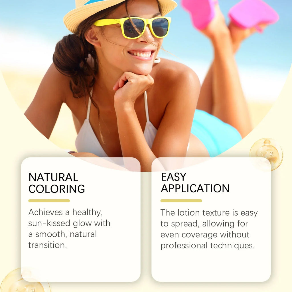 OceAura Self Tanning Drops – Sunless Tanner Serum 60ml