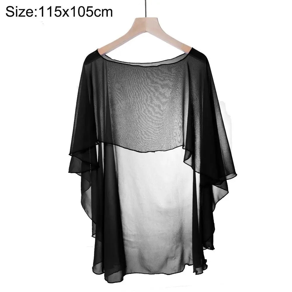 Women's Knit Shawl Wrap – Lightweight Wedding & Evening Cover Up