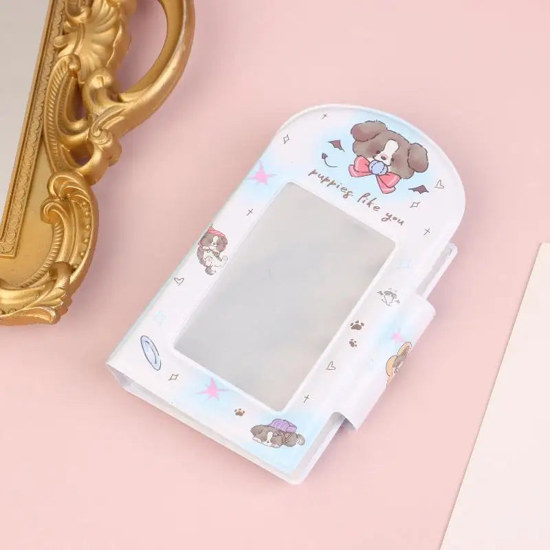 Cartoon 28 Card Slots Photo Binder 3-inch Kpop Album Postcard