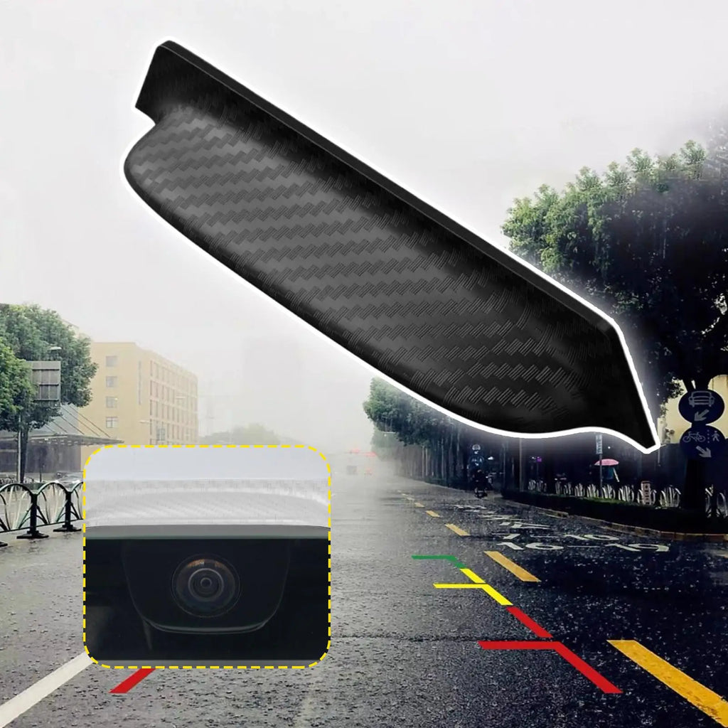 Car Reversing Camera Rain Cover Rear 360 Degree View Shield Trim