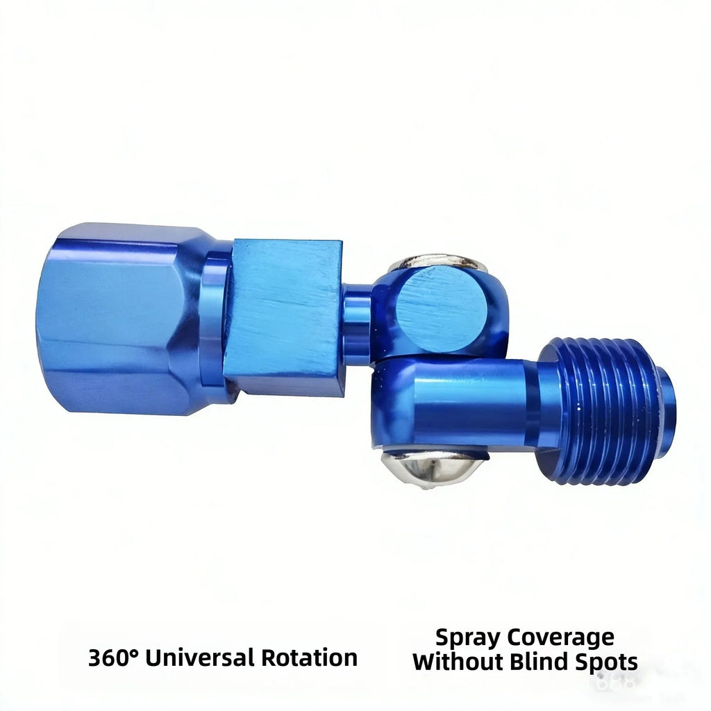 180° Rotation Joint Adapter with Shut-Off Valve for Spray Machines
