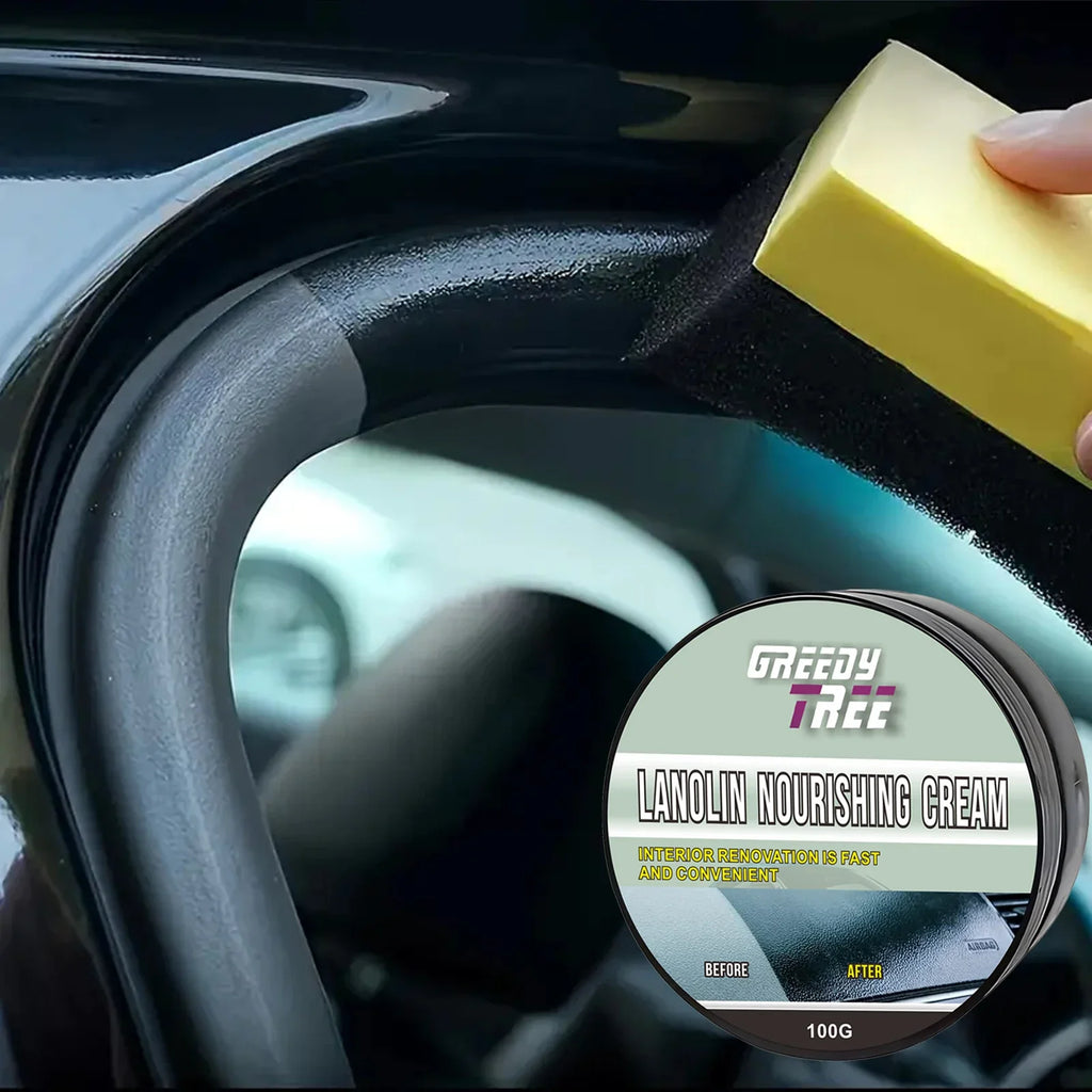 Car Plastic Restorer & Crystal Wax – Bumper, Trim & Leather