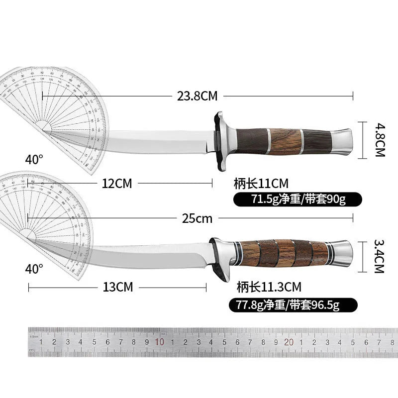 XUAN FENG D2 Steel Boning & Butcher Knife – Wood Handle