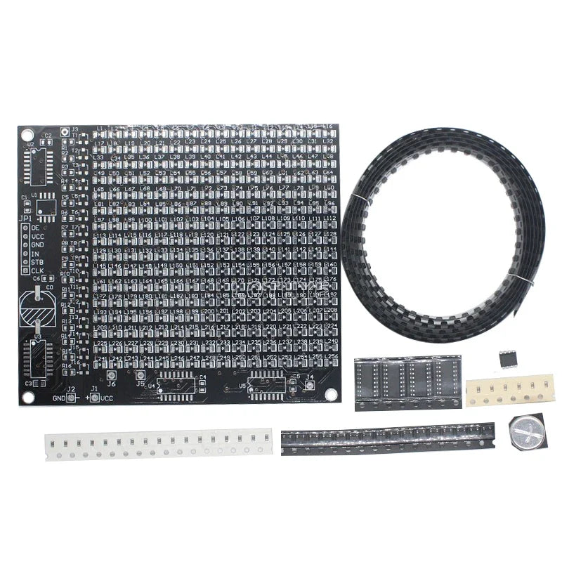 256 LED Dot Matrix DIY Soldering Kit – SMD Welding Training
