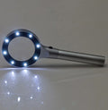 LED Magnifying Glass – Zinc Alloy Metal & Optical Glass Lens