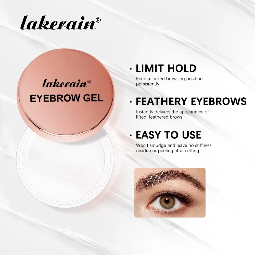 3D Waterproof Eyebrow Styling Gel Cream & Brush | Wild Brow
