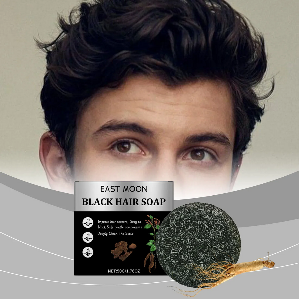 Bamboo Charcoal Solid Shampoo Bar – Scalp & Hair Nourishment