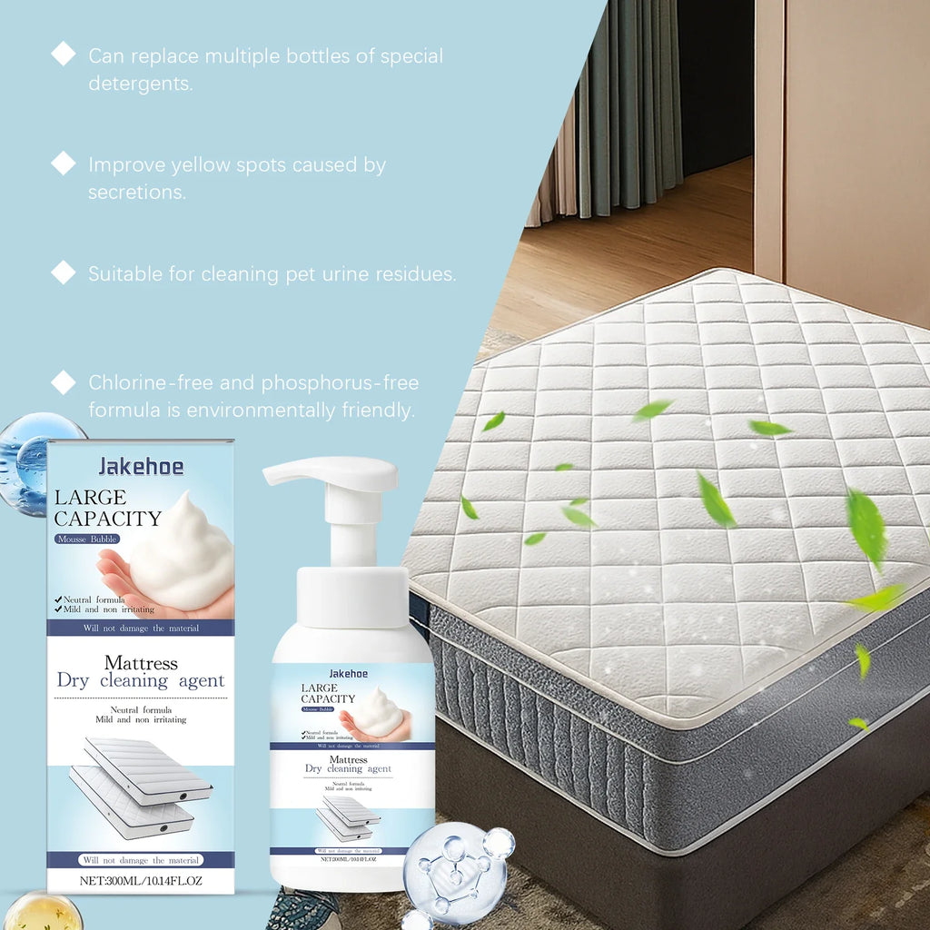 JAKEHOE 300ml Mattress Dry Cleaner | Stain & Odor Remover