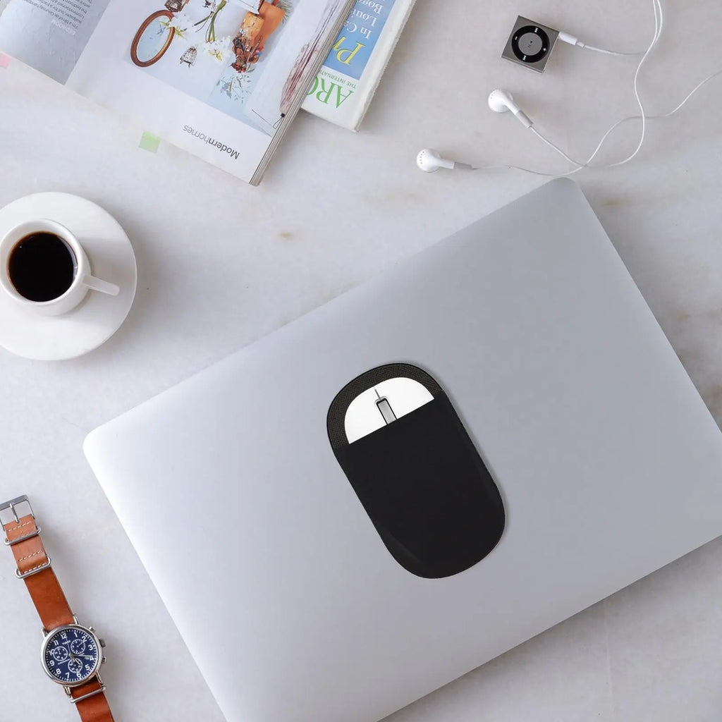 Reusable Adhesive Mouse Holder Pouch for Laptop & MacBook
