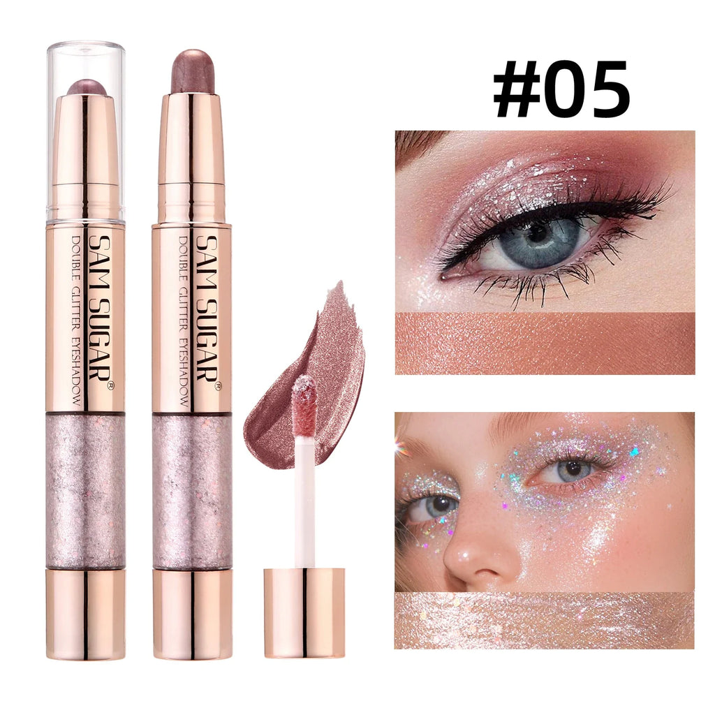 SAM SUGAR 3-in-1 Eyeshadow Stick – Glitter Highlighter & Blush