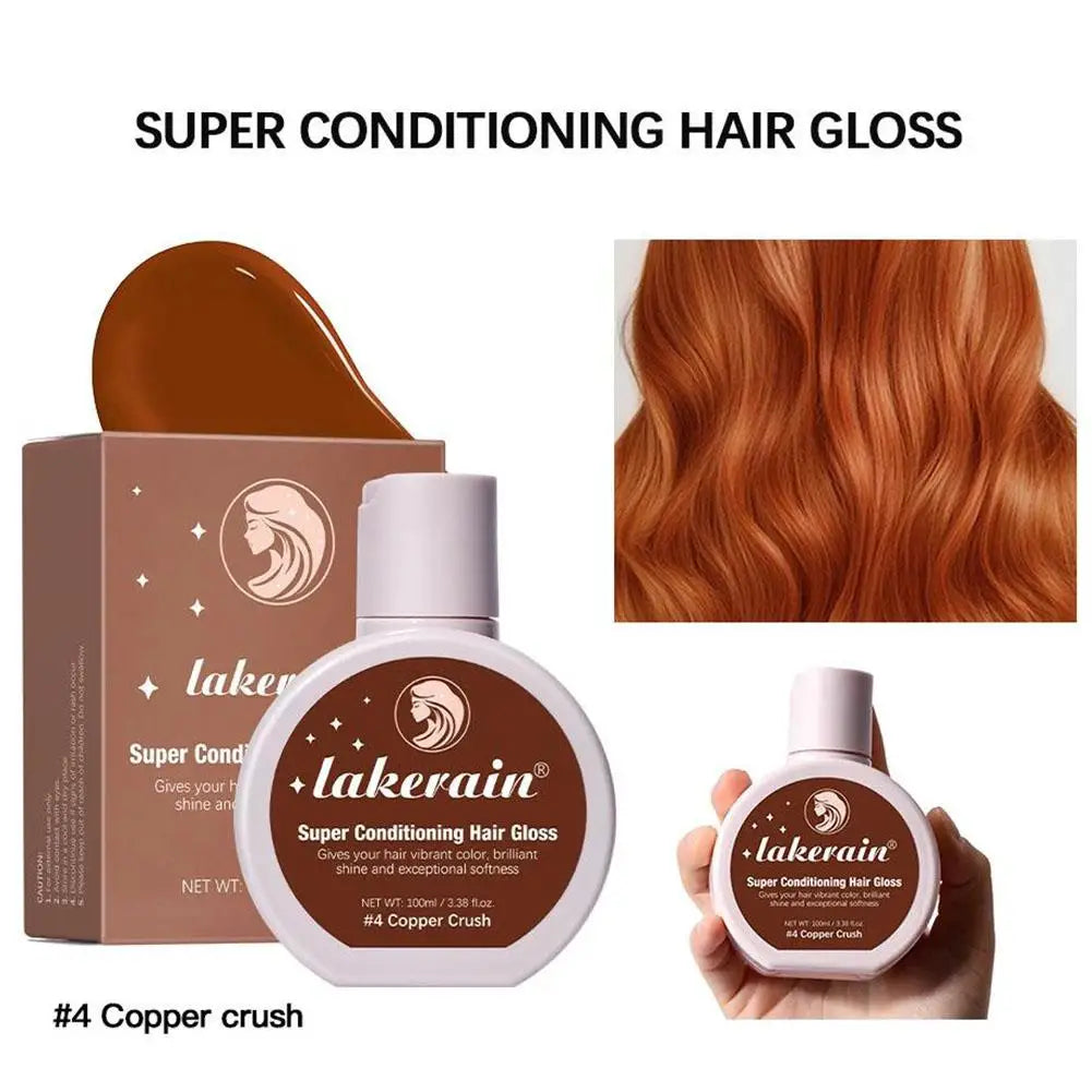 Hair Gloss Glaze Conditioner – Shine & Moisture for Brown Hair