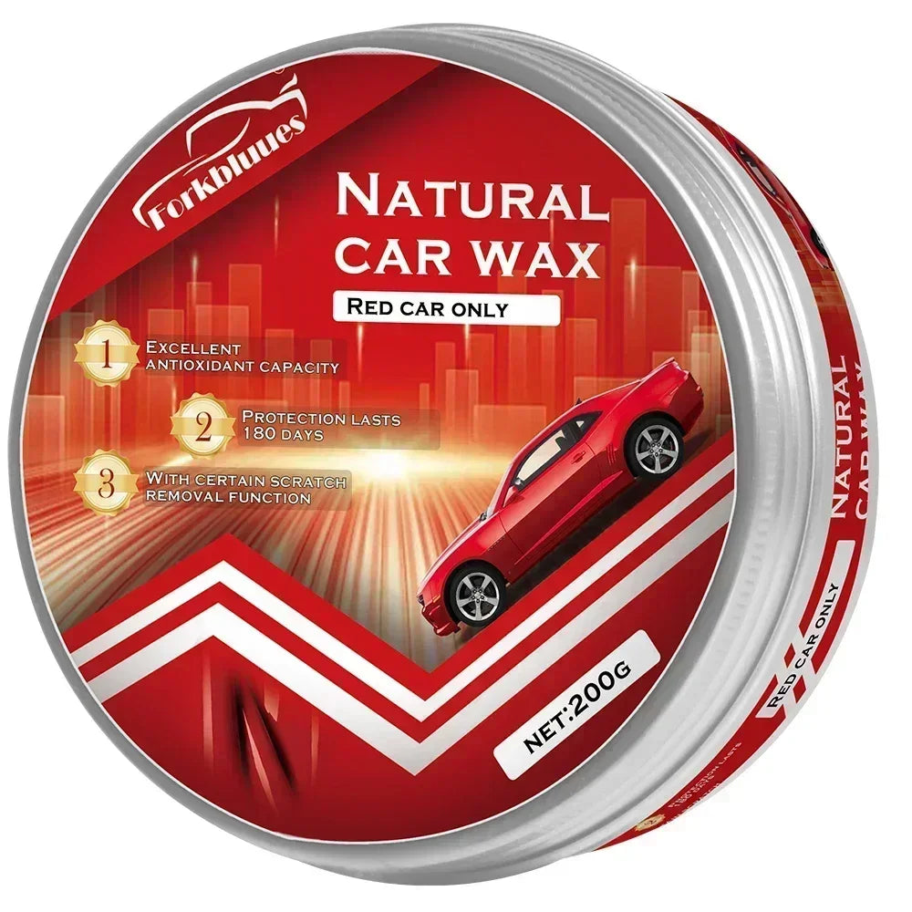 Red Car Wax Crystal Plating Hard Auto Paint Care Coating Tiny Scratch