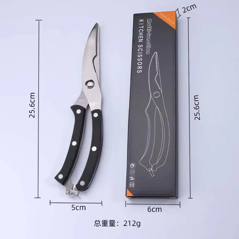 Heavy-Duty Stainless Steel Kitchen Shears | Chicken Bone Scissors