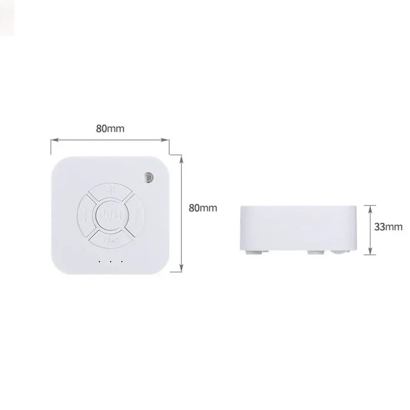 White Noise Machine USB Rechargeable | 9 Sounds, Timer, Sleep Aid