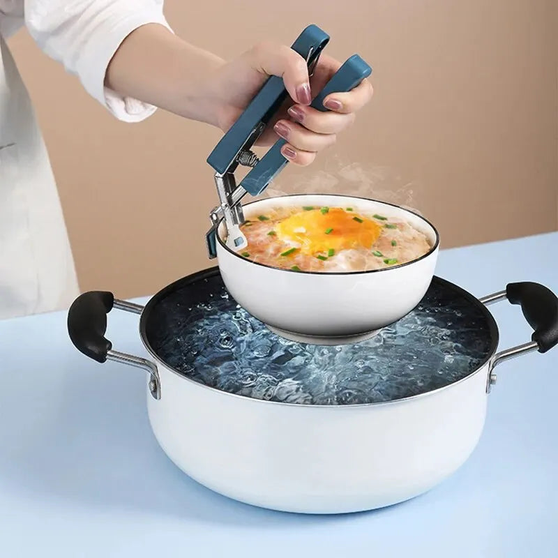 Bowl Clamp Anti Scald Kitchen Tool Steaming Vegetable Slip Hand Plate