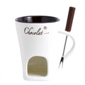 Small Fondue Mug Personal Mini Pots Chocolate Cheese Ice Cream Maker