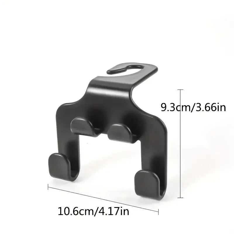2-in-1 Car Headrest Hook – Phone & Wallet Organizer