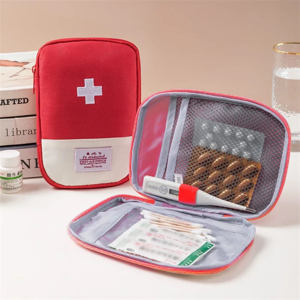 Portable Medical Medicine Storage Dispenser Bag Travel Outdoor Pill