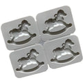 4-Cavity Trojan Horse Silicone Mold – Soap, Resin & Wax