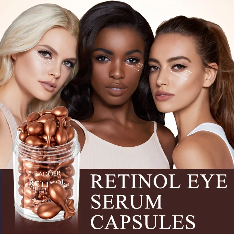 Retinol Eye Serum Capsules – Firming & Hydrating | 45ct