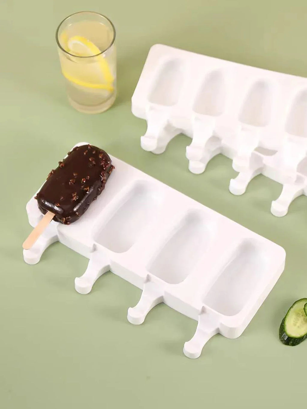 Silicone Ice Cream & Popsicle Mold – DIY Fruit Juice Ice Tray