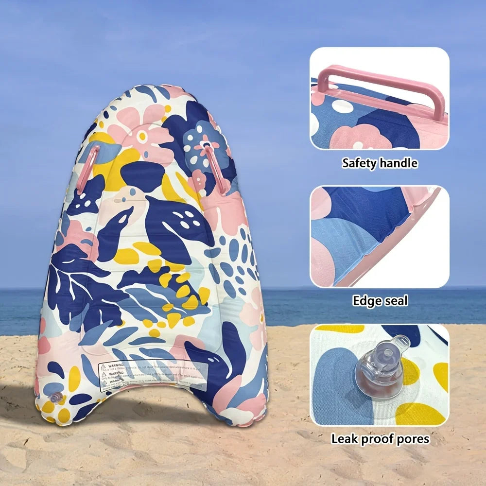 Inflatable Kids Bodyboard with Handles – Surf Float Mat