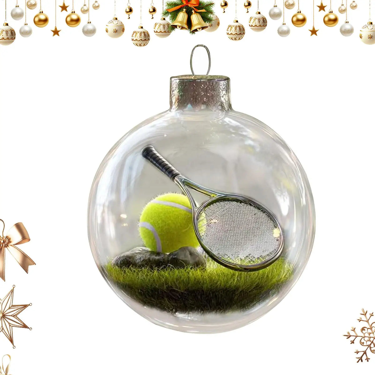 Sports Theme Christmas Ornament Ball Miniature Football Basketball