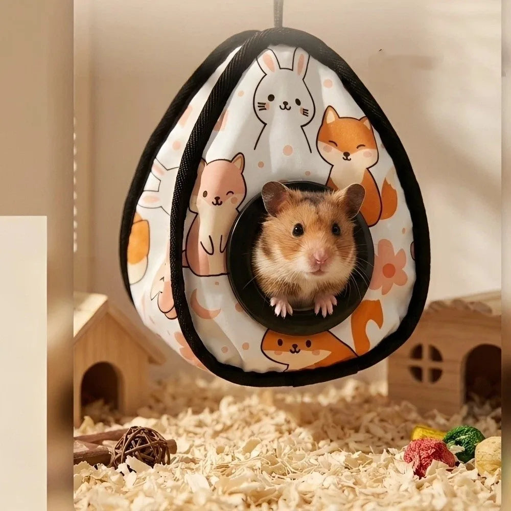 Cartoon Hamster Sleeping Bag | Soft Breathable Hammock & Hideout
