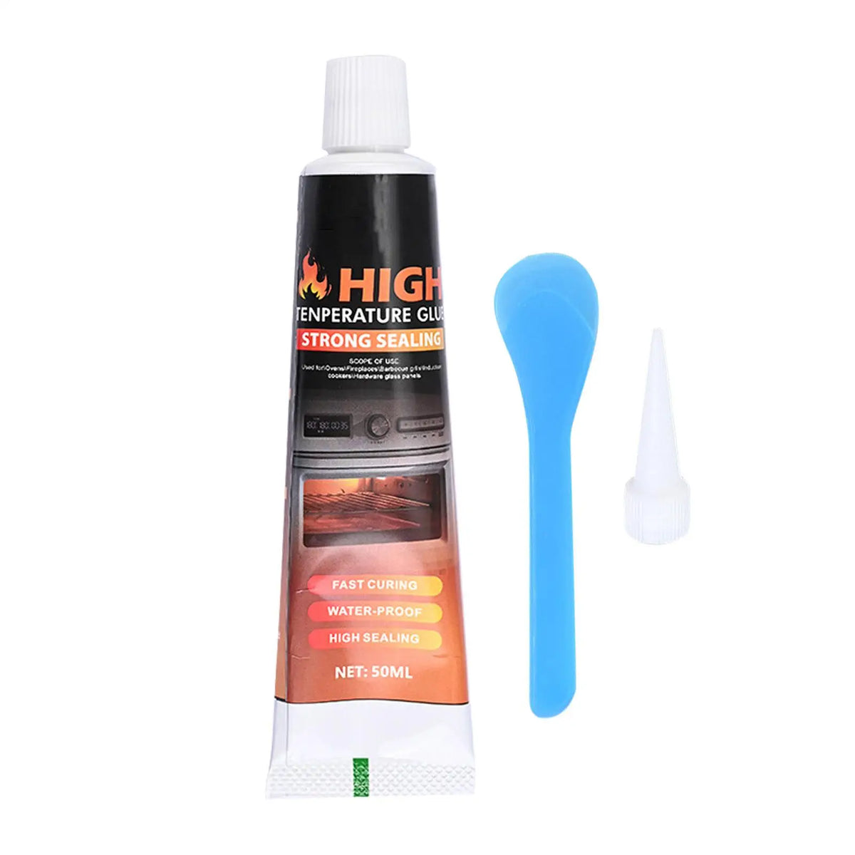 High Temp Repair Glue 50ml – Oven, BBQ & Fireplace