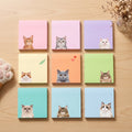 Kawaii Animal Sticky Notes Set – Cute Memo Pads for Journaling