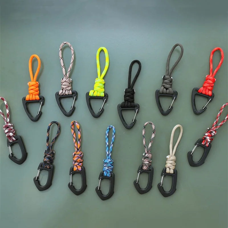 Plastic Carabiner Clip Keychain | Camping Backpack Hook