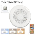 Modern Indoor 30W Ceiling Fan Lamp 360 Rotating Remote Control E27