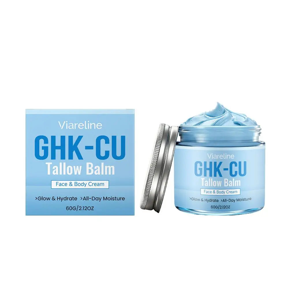 GHK-Cu Copper Peptide Tallow Cream – Face & Body Moisturizer
