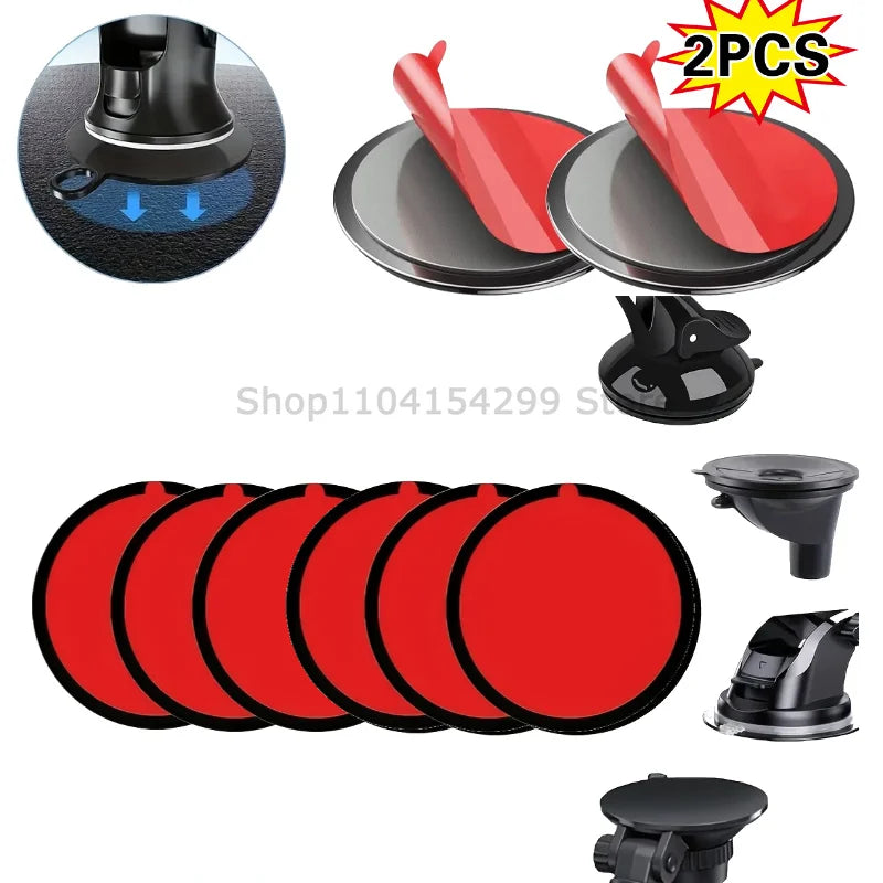 Car Adhesive Disc Pad Base for GPS, Phone & Dash Cam Mounts