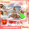 OceAura Christmas Spa Bath Bombs – Moisturizing Gift Set 120g