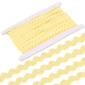 25 Yards Firebrick Rick Rack Ribbon 3/8 Inch Polyester Wave Trim