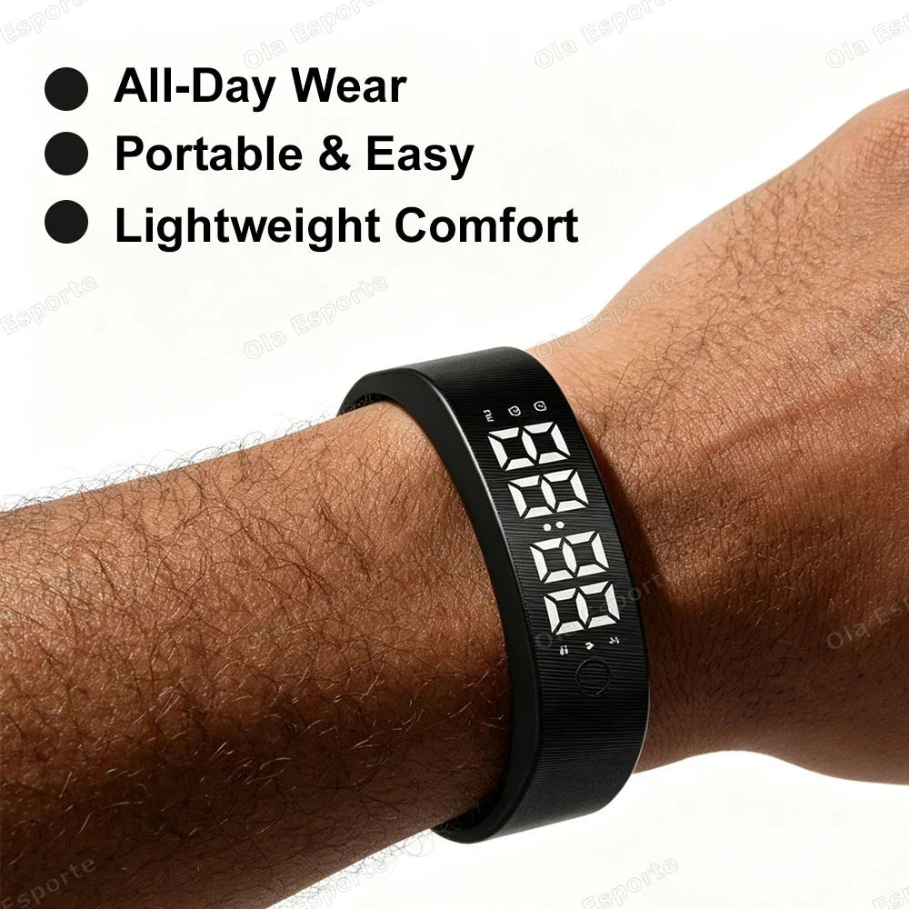 Ola Esporte LED Smart Band – Pedometer, Sleep & Alarm Tracker