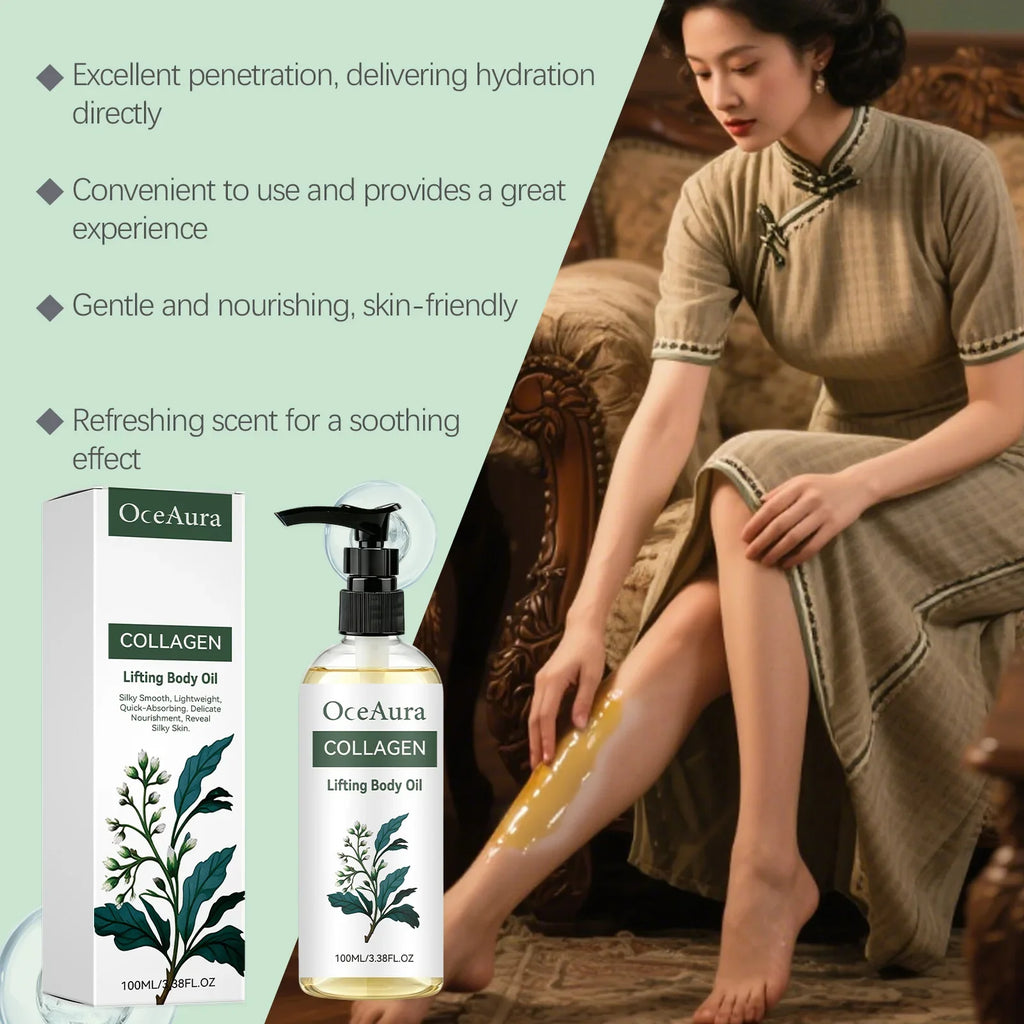 OceAura Collagen Lifting Body Oil – Firming & Hydrating 100ml