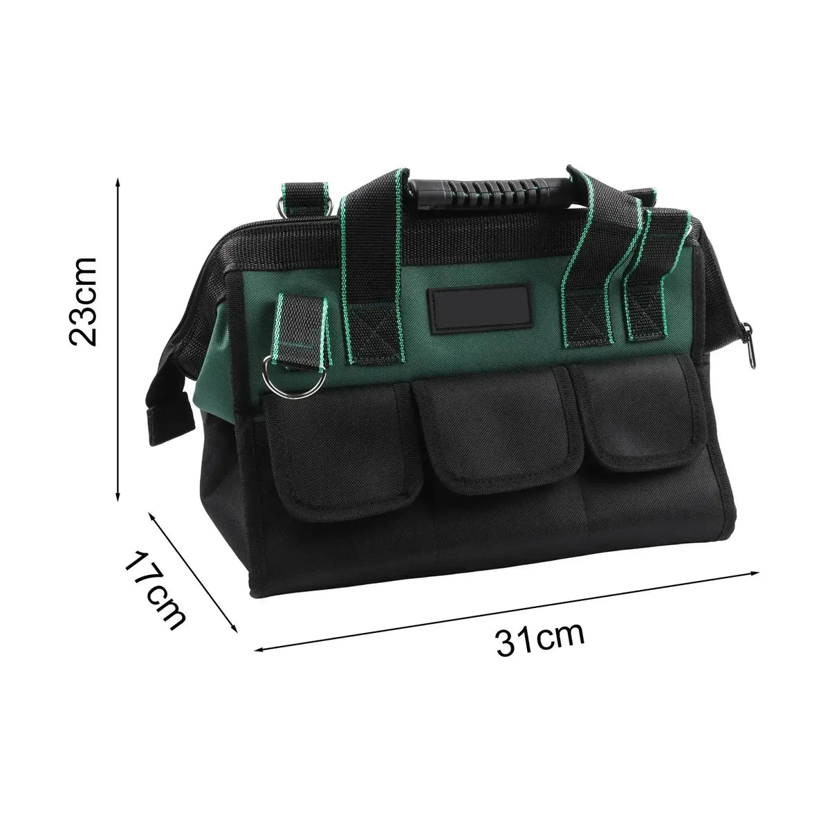 16" Heavy Duty Electrician Tool Bag – Wide Mouth Canvas Tote