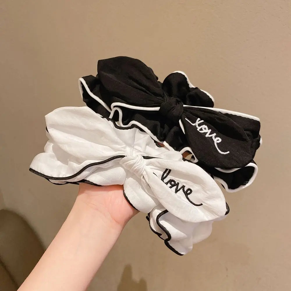 Korean Bow Fabric Headband – Wide Cloth Hair Band for Women