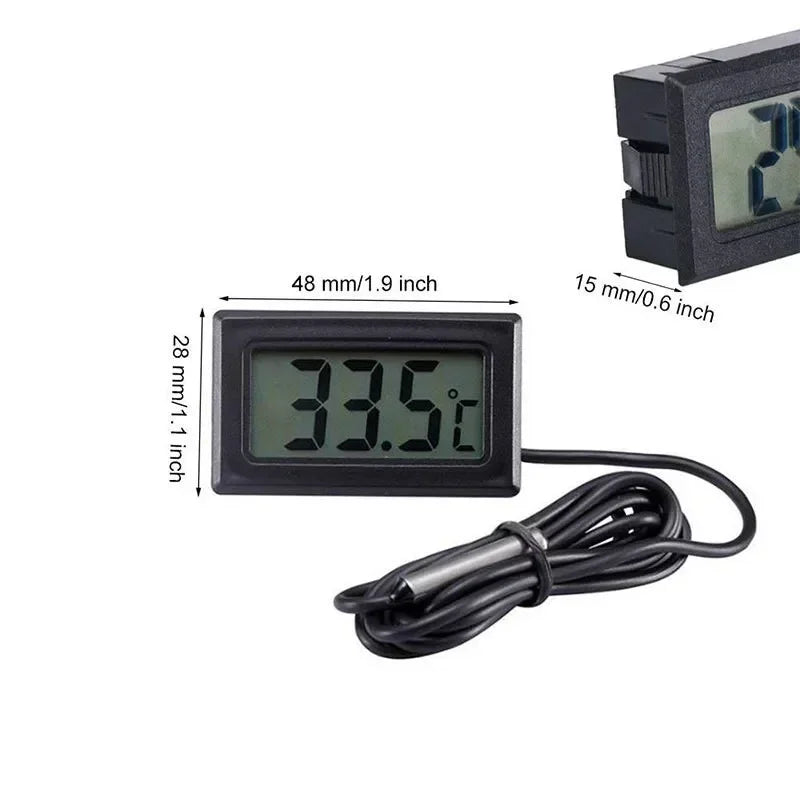 Mini Digital Aquarium Thermometer | Waterproof LCD Fish Tank
