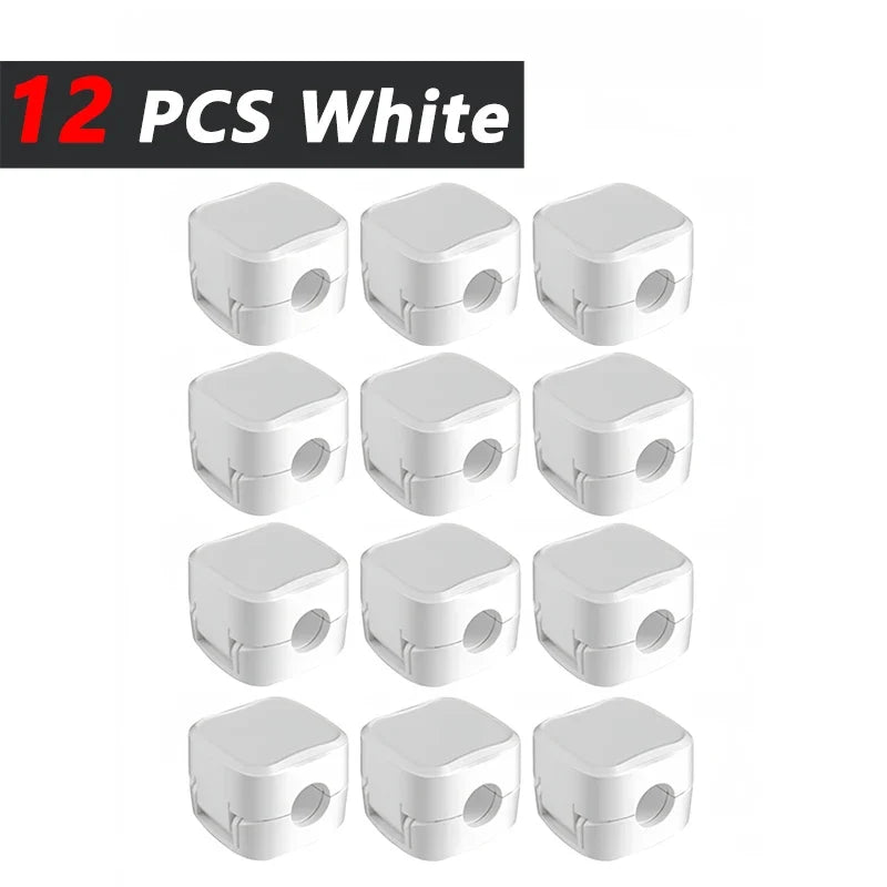 Adhesive Cable Clips | Cord Holder for Desk, Car & Wall