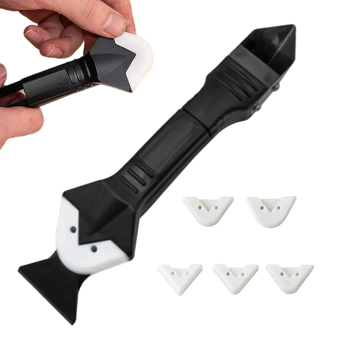 Retractable Silicone Caulking Tool Kit | Finishing & Smoothing
