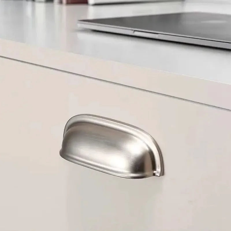 Retro Antique Shell Cabinet Handle & Knob – Zinc Alloy Drawer Pull
