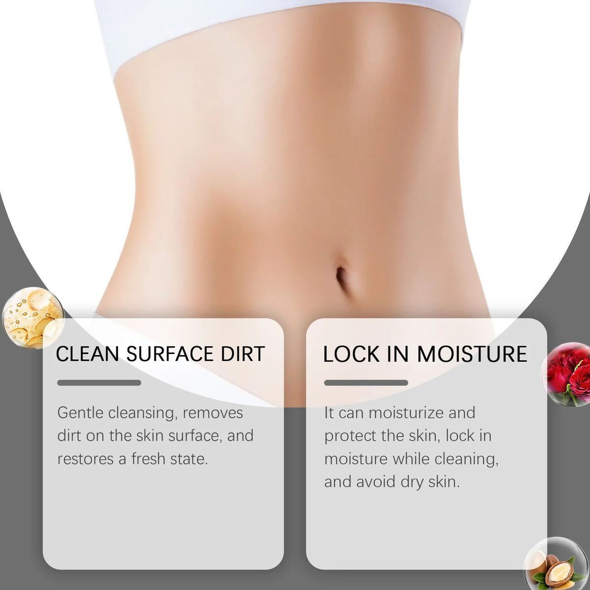 OceAura Black Soap Body Scrub – Exfoliating, Acne & Deep Cleanse