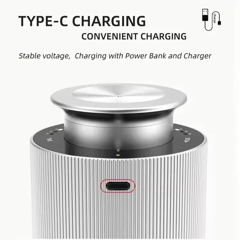Waterless Car Essential Oil Aroma Diffuser USB Rechargeable