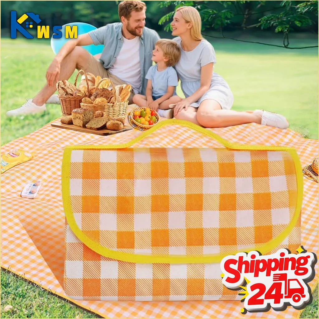 Waterproof Oversized Picnic Blanket with Carrying Strap | 1-2 Pack