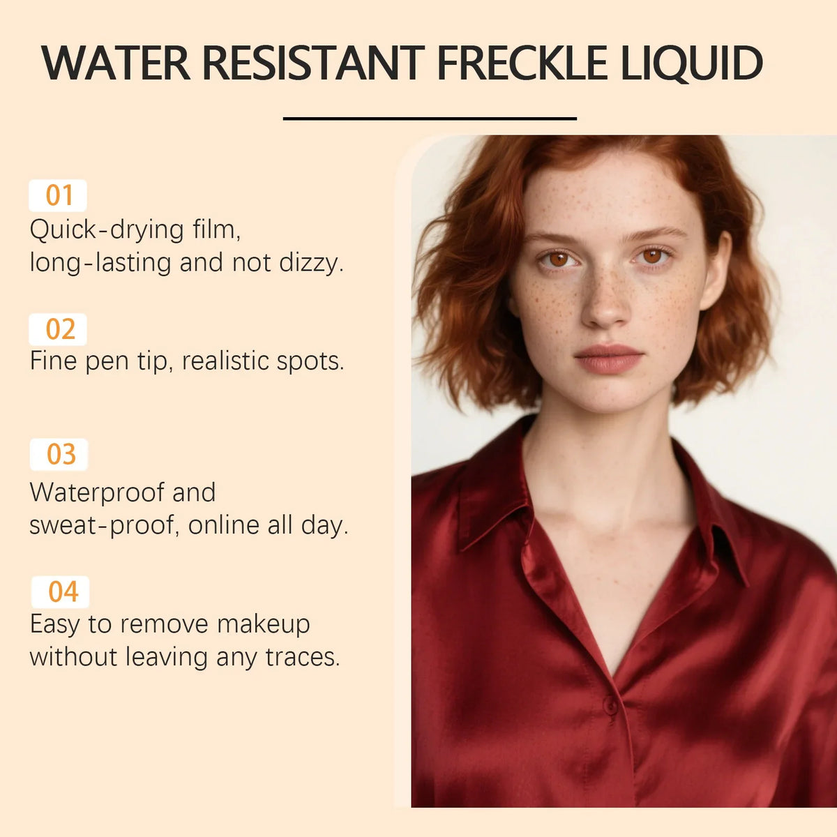 Waterproof Faux Freckle Pen – Realistic Long-Lasting Stamp