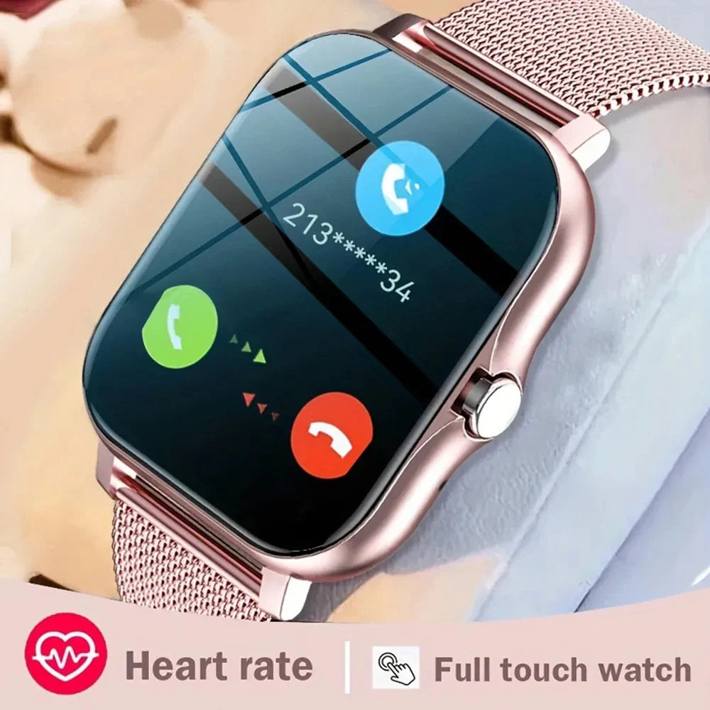 Smart Watch 1.44" Bluetooth Call Fitness Tracker for Men Women
